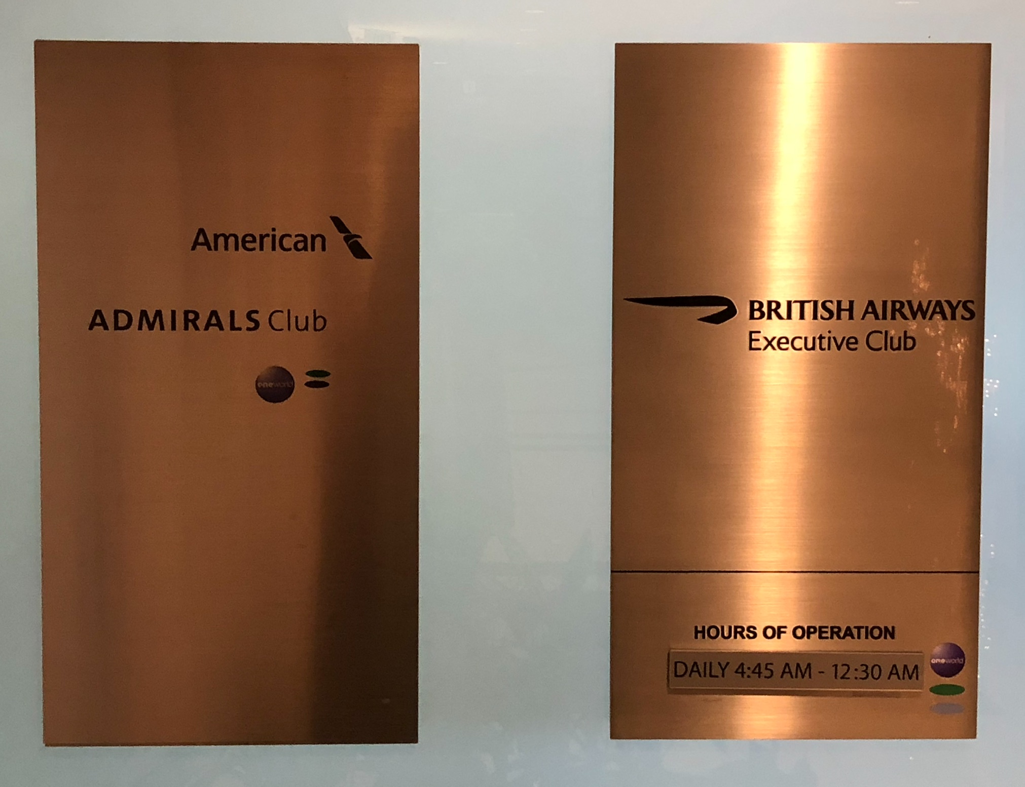 British Airways and American Airlines Denver International Airport Lounge
