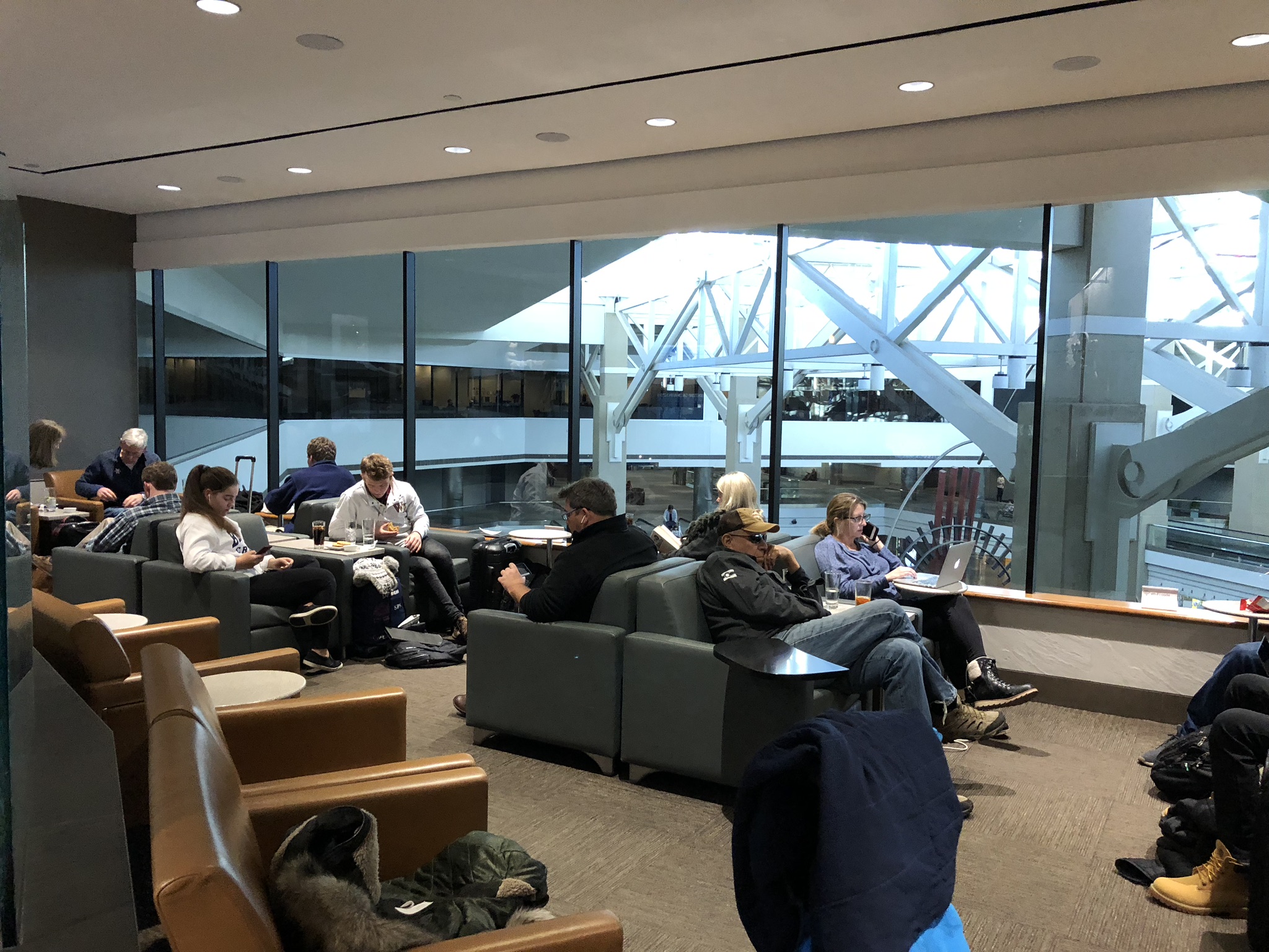 British Airways and American Airlines Denver International Airport Lounge