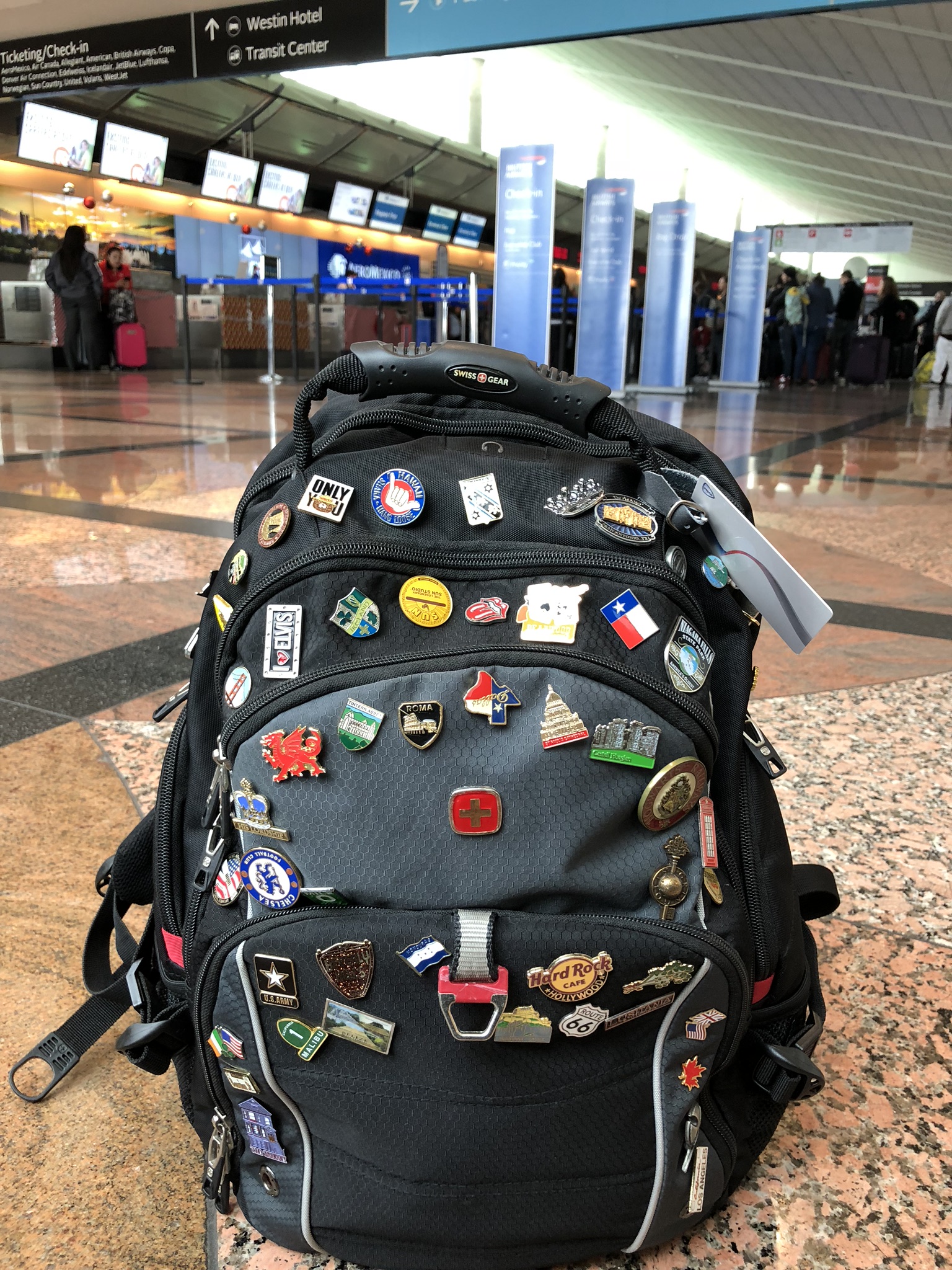 Julie’s Backpack at Denver International Airport