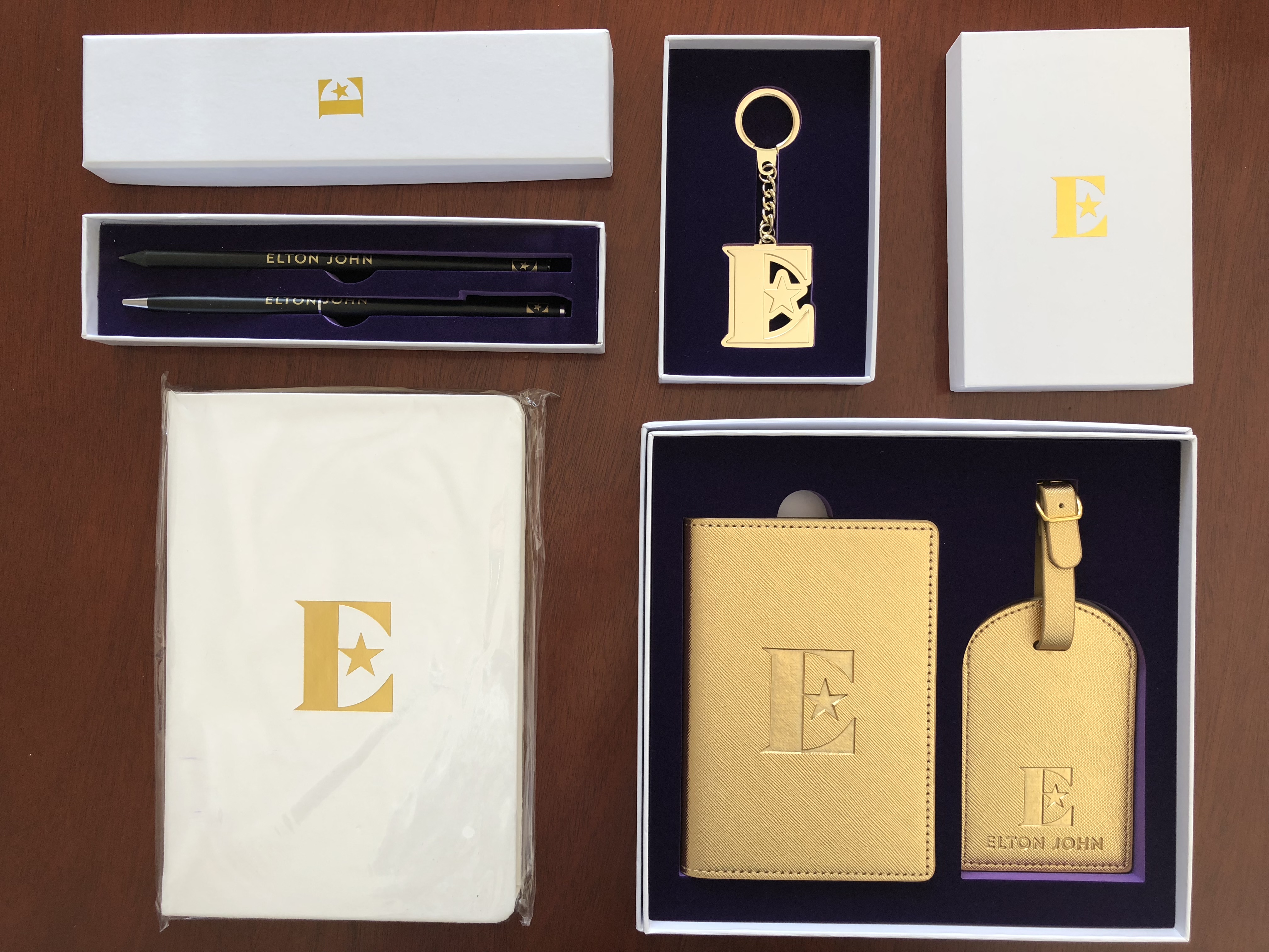Elton John VIP Gift Bag Merchandise